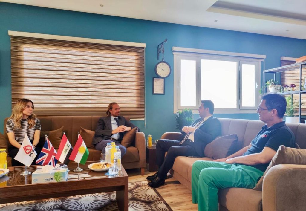 UK Consul General Andrew Bizley Visits Rasun Poultry Grandparents Project in Erbil